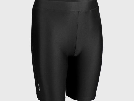 Kid s Breathable Tight Shorts - Kiprun Dry Black Supply