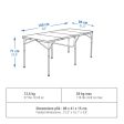 Large Folding Camping Table 6-8 Person on Sale