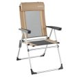 Folding Camping Chair Reclining w  Armrests Fashion