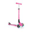 Globber Primo Foldable + Lights 3-Wheeled Kids Scooter (Ages 3-6) - Deep Pink Discount