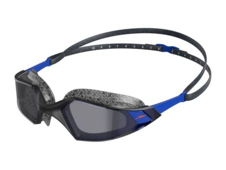 Speedo Aquapulse Pro Smoke Lenses Swimming Goggles - Grey Blue Hot on Sale