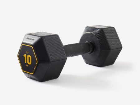 Cross Training and Weight Training Hex Dumbbells 10 kg - Black Hot on Sale