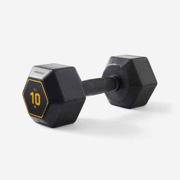 Cross Training and Weight Training Hex Dumbbells 10 kg - Black Hot on Sale