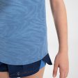 Girl s Running Tanktop Seamless - Kiprun Care Blue For Cheap