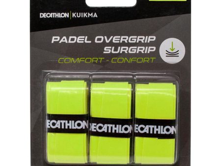 Padel Overgrip Comfort - 3-pack - Yellow Online