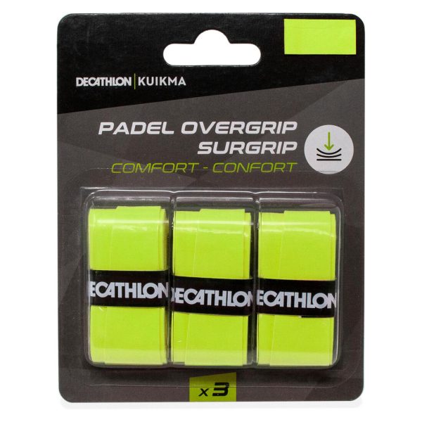 Padel Overgrip Comfort - 3-pack - Yellow Online