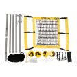 Beach Volleyball Net 8m - BV 900 Yellow Hot on Sale