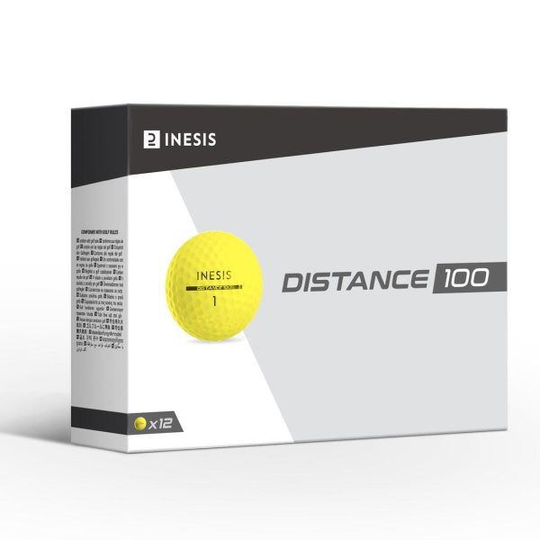 Golf Balls 12-Pack - Distance 100 Online Hot Sale