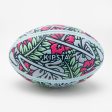 Size 3 Beach Rugby Ball - Tiki Green Pink Blue Sale