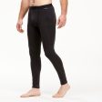 Men s Mountain Trekking Merino Tights Undergarment - Trek 500 Black Discount