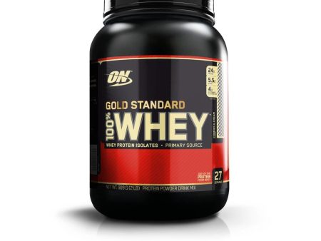 Optimum Nutrition 909g Gold Standard 100% Whey Protein Powder Cookies & Cream Cheap