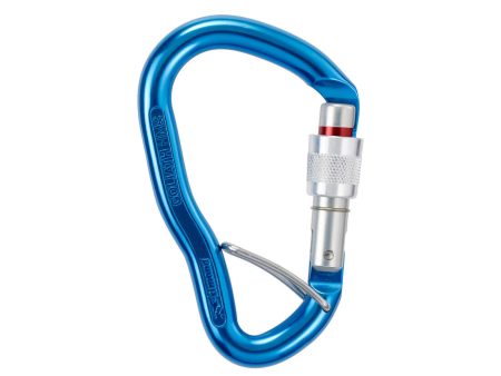 Climbing & Mountaineering Screwgate HMS Carabiner BLC - Goliath Secure Blue For Sale