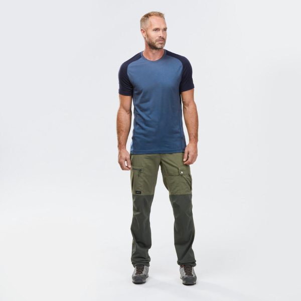 Men s T-shirt Short-sleeved Merino Wool - MT500 Online