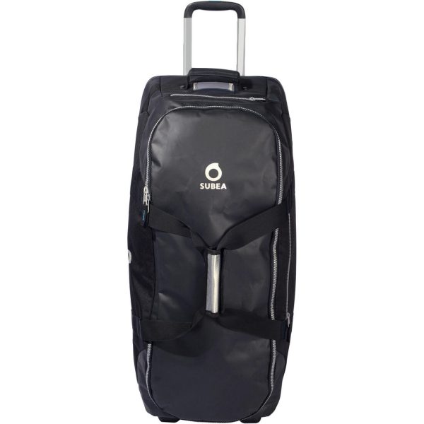 SCD Scuba Diving Travel Bag w  Rigid Shell & Wheels 90 L - Black Blue For Discount