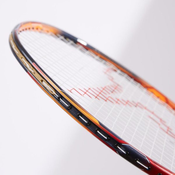 BR 990 Power Badminton Adult Racquet - Black Red on Sale