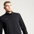 Kipsta Essential Football Training Jacket - Black Grey Sale