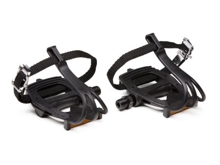 100 Road Bike Pedals With Toe Clips Cheap