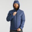 Men s Trekking Padded Jacket w  Hood Synthetic - Trek 100 Cheap