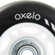 Oxelo Play 3 Inline Skate Wheel With Bearings - 63mm - 4-pack Online now