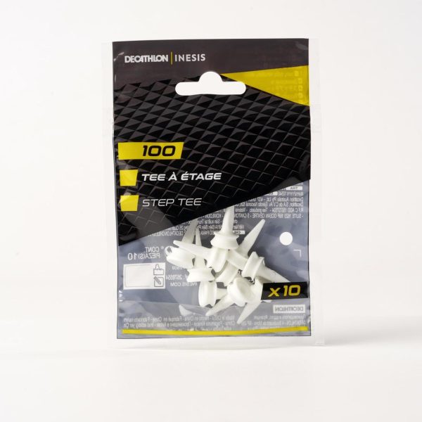 100 Golf Step Tees 6mm 10-Pack Hot on Sale