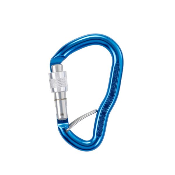 Climbing & Mountaineering Screwgate HMS Carabiner BLC - Goliath Secure Blue For Sale