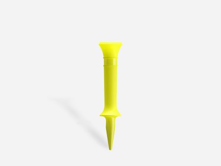 Golf plastic step tees x10 40 mm - INESIS yellow Hot on Sale