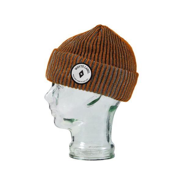 Whyte Label Static Beanie - Terracotta Grey Sale