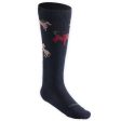 Kids  Riding Socks SKS 500 - Navy Pink Pony Print Online