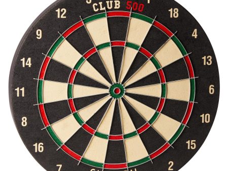 Traditional Dartboard (Natural Fibre) - Club 500 Hot on Sale