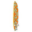 Kid s Foam Hybrid Surfboard 6  + Leash & 3 Fins - 500 Hot on Sale