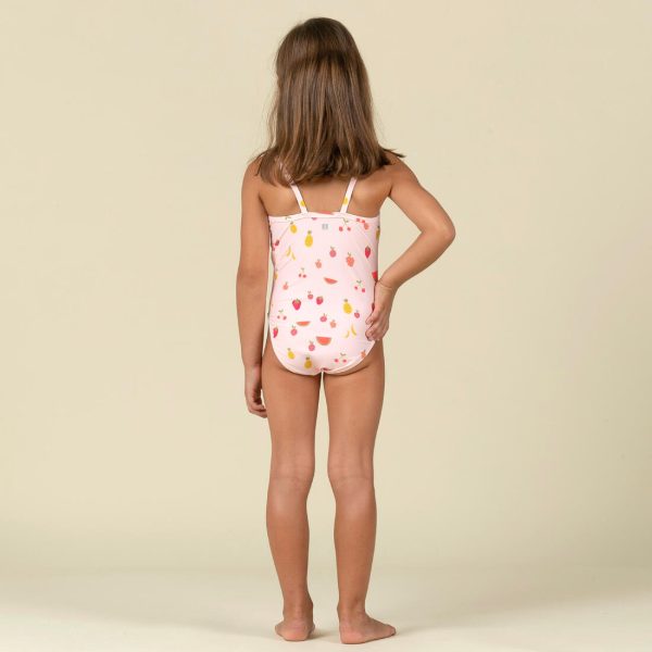 Baby Girl s Swimsuit One-piece - Pink Fruit Print Discount