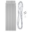 Aluminium 4.5m Pole Kit, 8.5mm 14 x 32.5cm Sections Online