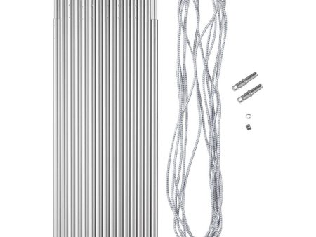 Aluminium 4.5m Pole Kit, 8.5mm 14 x 32.5cm Sections Online