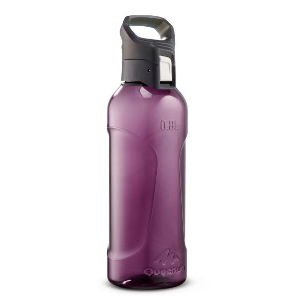 Plastic Hiking Flask w  Quick Opening Cap 0.8L - MH500 Purple on Sale