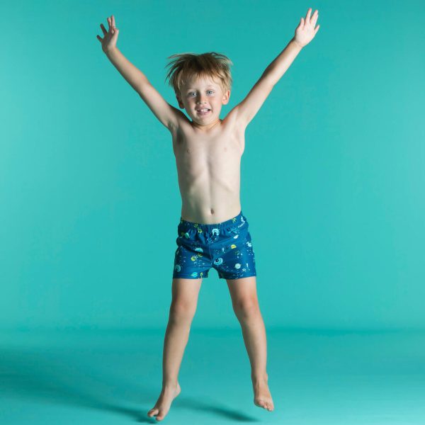 Baby Washable Swimming Nappy Boxer - Blue Print Online Hot Sale