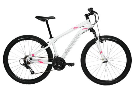 Rockrider St 100 Sport Trail Bike 27.5  - White Online Sale