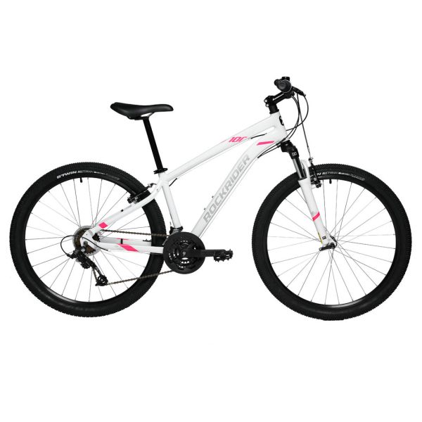 Rockrider St 100 Sport Trail Bike 27.5  - White Online Sale