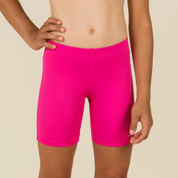 Girl s Shorty Swimsuit Bottoms Jamsuit Long - Pink on Sale