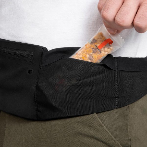 Running Belt 5 Pockets - Black Online now