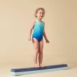 Girls  Gym Leotard 500 - Blue Green on Sale