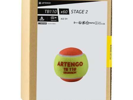 Tennis Balls TB110 x 60 - Orange Discount