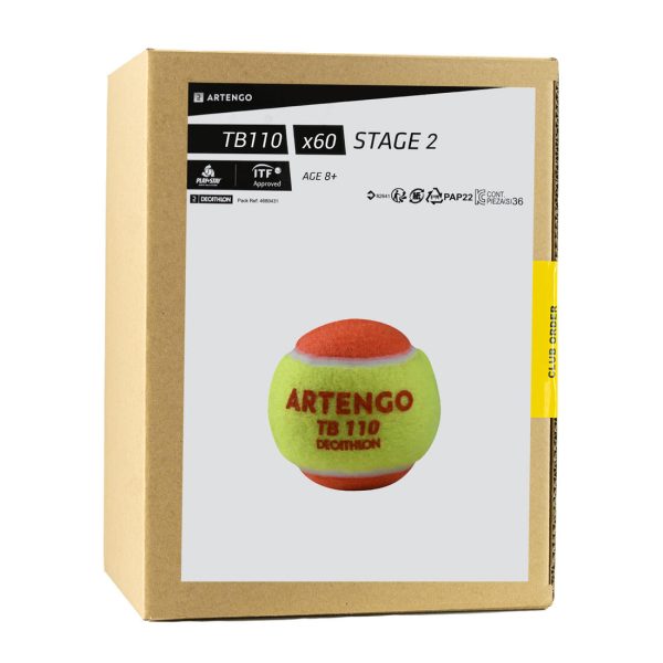 Tennis Balls TB110 x 60 - Orange Discount