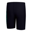 Speedo Boys Plastisol Placement Jammer - Navy Green Teal Online Sale