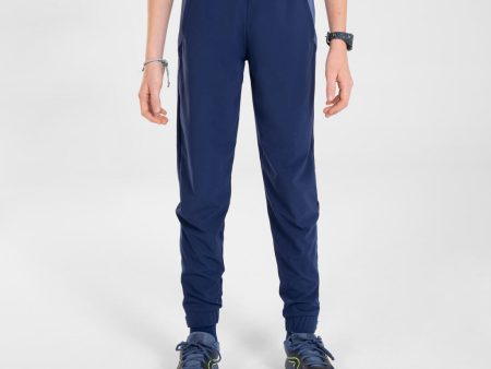 Kids Running Trousers w  Zip - Kiprun Dry+ Navy Online Sale