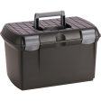 500 Horse Riding Grooming Box - Black Grey Sale