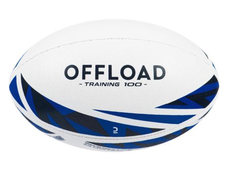 Rugby Ball R100 Training Size 5 - Blue Hot on Sale