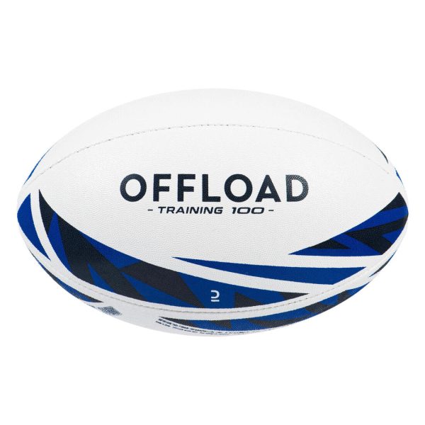 Rugby Ball R100 Training Size 5 - Blue Hot on Sale