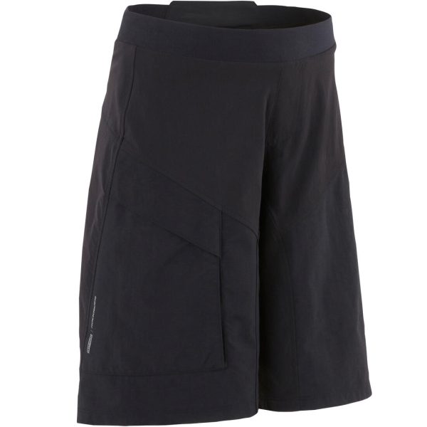 500 Kids  Mountain Bike Shorts - Black Fashion