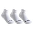 Kid s Racquet Sports Socks Mid 3-pack - RS 100 Online