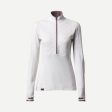 Women’s Mountain Trek T-Shirt Long-sleeved w  Zipped Collar Merino Wool - MT900 Discount